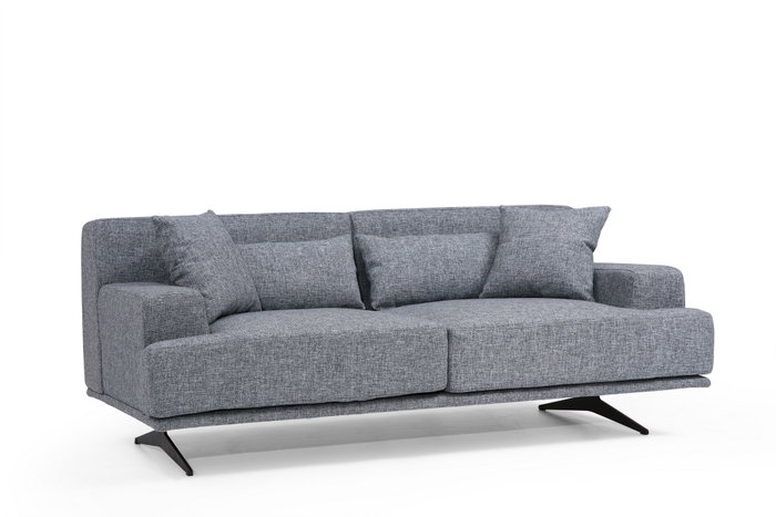 Atelier Del Sofa Bentley Sofá de 2 plazas Gris